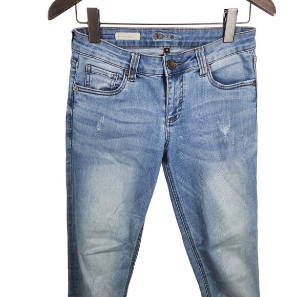 Kut from the Kloth Jeans Womens Size 4 Mia Toothpick Skinny Blue Light Wash KFTK - Picture 3 of 11